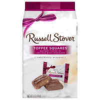 Russell Stover Toffee Squares Milk Chocolate Candy, 6 Ounce