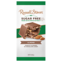 Russell Stover Sugar Free Almond Chocolate Candy Bar, 3 Ounce