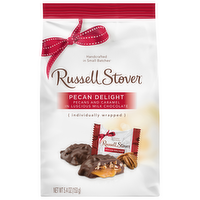 Russell Stover Pecan Delight Milk Chocolate Candy, 5.4 Ounce