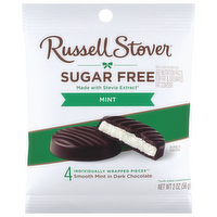 Russell Stover Sugar Free Mint Dark Chocolate Candy, 2 Ounce