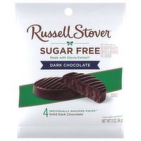 Russell Stover Sugar Free Dark Chocolate Candy, 2 Ounce