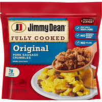 Jimmy Dean Original Pork Sausage Crumbles, 9.6 Ounce