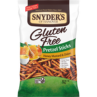 Synder's of Hanover Gluten Free Honey Mustard & Onion Pretzel Sticks, 7 Ounce