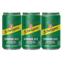 Schweppes Ginger Ale Mini Cans, 6 Each