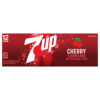 Cherry 7UP Soda, 12 Each