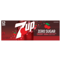 Diet Cherry 7UP Soda, 12 Each