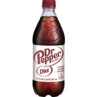 Diet Dr Pepper Soda, 20 Ounce