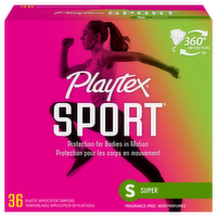 Playtex Sport Super Tampons, 36 Each