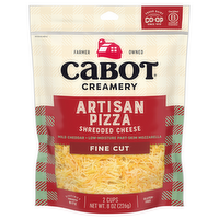 Cabot Shredded Rustic Pizza Cheese Cheddar & Mozzarella, 8 Ounce