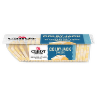 Cabot Colby Jack Cheese Cracker Cut Slices, 7 Ounce