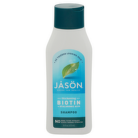 JASON Thicken & Restore Biotin & Hyaluronic Acid Shampoo, 16 Ounce