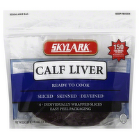 Skylark Sliced Calf Liver, 16 Ounce