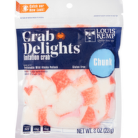 Louis Kemp Crab Delights Chunk Style Imitation Crab, 8 Ounce