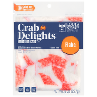 Louis Kemp Crab Delights Flake Style Imitation Crab, 8 Ounce