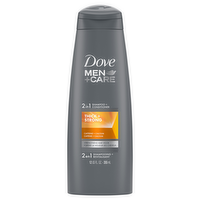 Dove Men+Care Thick and Strong 2 in 1 Shampoo and Conditioner, 12 Ounce