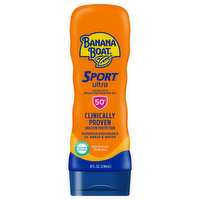 Banana Boat Sport Performance SPF 50 Sunscreen Lotion, 8 Ounce