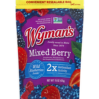 Wyman's Fresh Frozen Mixed Berries, 15 Ounce