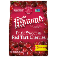 Wyman's Fresh Frozen Dark Sweet with Red Tart Cherries, 2 Pound