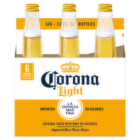 Corona Light Beer, 6 Each