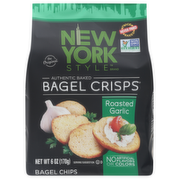 New York Style Roasted Garlic Bagel Crisps, 6 Ounce