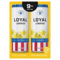 Loyal Nine Lemonade Cocktails, 4 Each