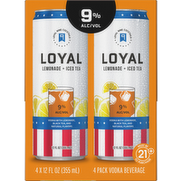 Loyal Nine Lemonade & Iced Tea Cocktails, 4 Each