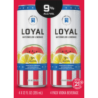 Loyal Nine Watermelon Lemonade Cocktails, 4 Each