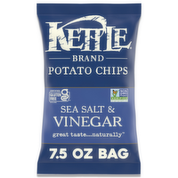 Kettle Brand Sea Salt & Vinegar Kettle Potato Chips, 7.5 Ounce