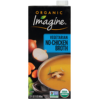 Imagine Organic Vegetarian No-Chicken Broth, 32 Ounce