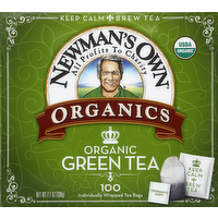 Newman's Own Organics Green Tea, 100 Each