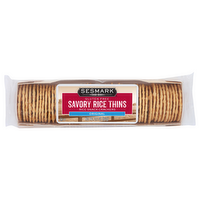 Sesmark Original Savory Rice Thins Crackers, 3.4 Ounce