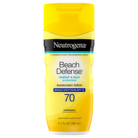 Neutrogena Beach Defense Water + Sun Protecton SPF 70 Sunscreen Lotion, 6.7 Ounce