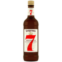 Seagram's 7 Crown American Blended Whiskey, 1 Litre