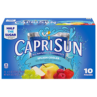 Capri Sun Splash Cooler Mixed Fruit Flavored Juice Drink, 10 Each