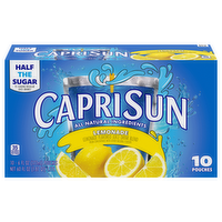 Capri Sun Lemonade Flavored Juice Drink, 10 Each