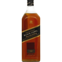 Johnnie Walker Black Label 12 Year Scotch Whisky, 1.75 Litre