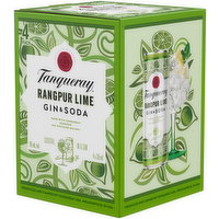 Tanqueray Rangpur Lime Gin & Soda Cocktails, 4 Each