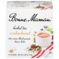 Bonne Maman Contentment Organic Herbal Tea, 16 Each