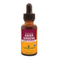 Herb Pharm Asian Ginseng Herbal Supplement, 1 Ounce