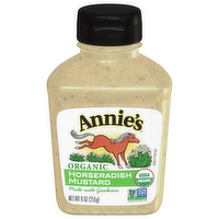 Annie's Naturals Organic Horseradish Mustard, 9 Ounce