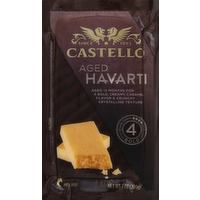 Castello Aged Havarti Cheese Brick, 7 Ounce