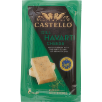 Castello Dill Havarti Cheese Brick, 8 Ounce
