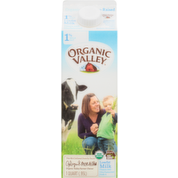 Organic Valley Organic 1% Milk, 1 Quart
