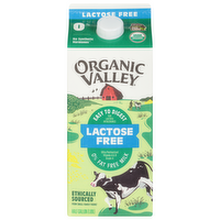 Organic Valley Organic Lactose Free Skim Milk, 64 Ounce