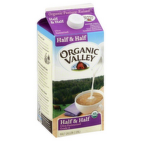 Organic Valley Organic Half & Half, 64 Ounce