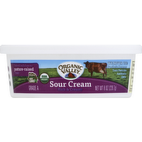 Organic Valley Organic Sour Cream, 8 Ounce