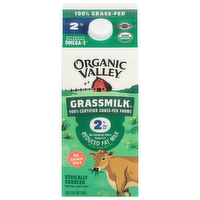 Organic Valley Grassmilk Organic 2% Milk, 0.5 Gallon