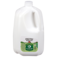 Organic Valley Organic Fat Free Milk, 128 Ounce