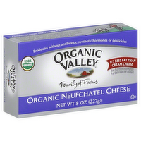 Organic Valley Organic Neufchatel Cheese, 8 Ounce