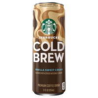 Starbucks Cold Brew Vanilla Sweet Cream Premium Coffee Drink, 11 Ounce